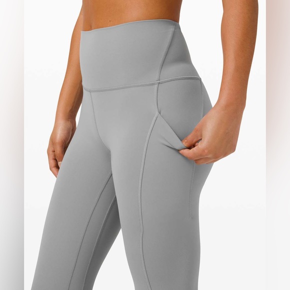 LULULEMON Align High-Rise Pant with Pockets 25" in Rhino Grey - Picture 4 of 5